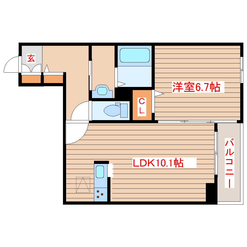 リアン小田原の間取り