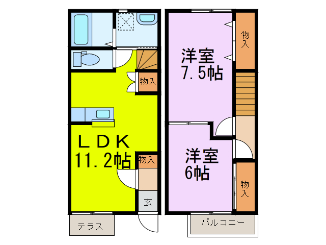 【コリーナの間取り】