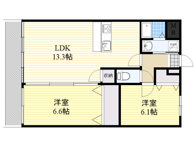 【フィオーレはやしの間取り】