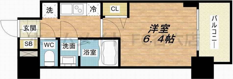 プレサンス新大阪ジェイズの間取り