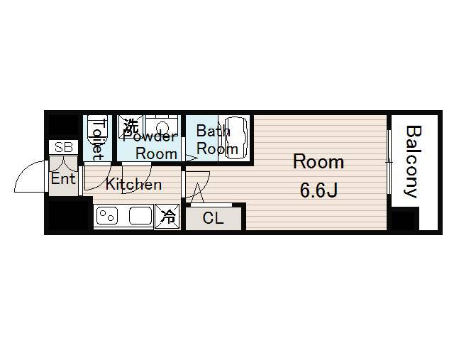 エスリード京橋アミュゼの間取り