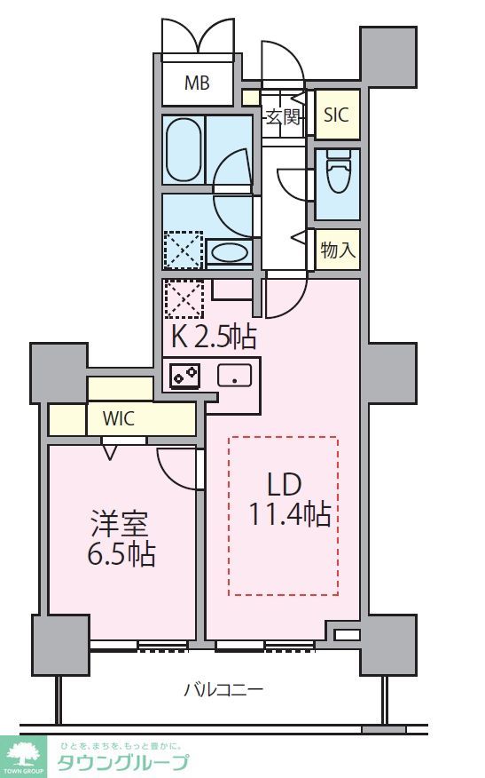 ロイヤルパークスタワー南千住の間取り