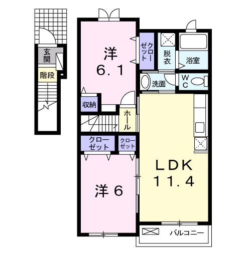 エターナル　Iの間取り