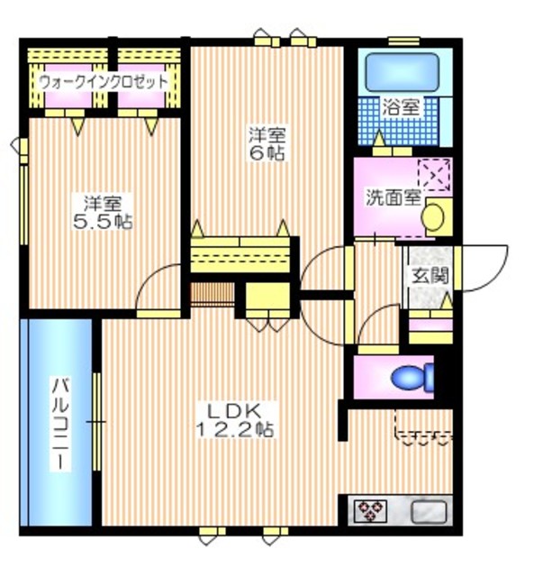 Wisteria Zushiの間取り
