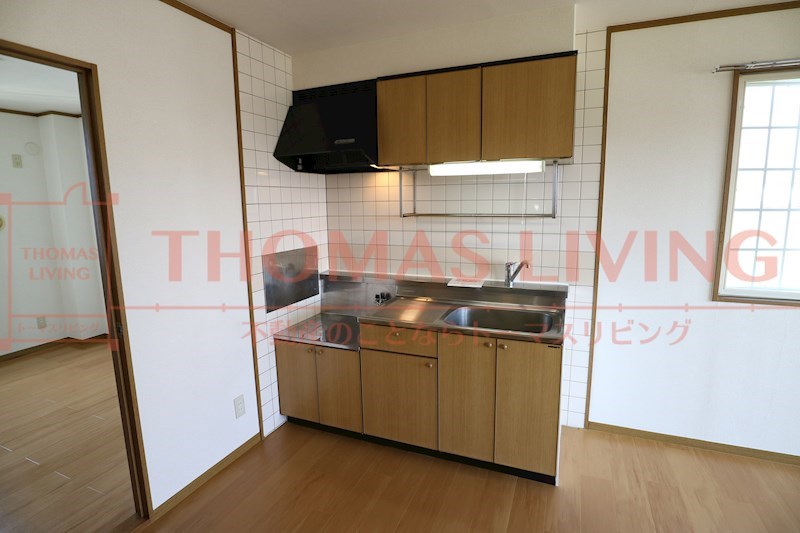 キッチン　コンロ設置可。お好きなコンロを設置ください。