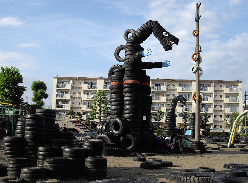 公園　西六郷公園 タイヤ公園（公園）まで265m