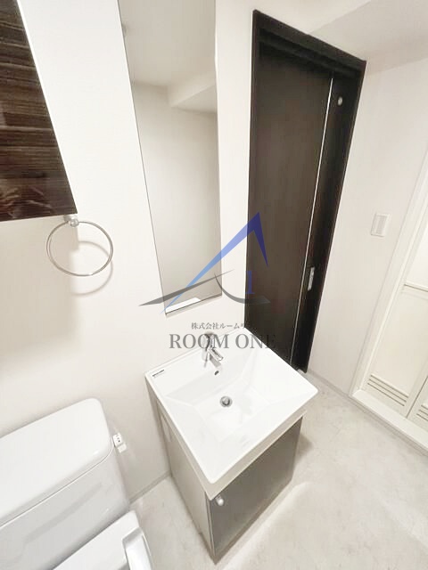 洗面設備　洗面台です。