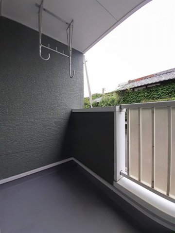 バルコニー　落ち着いた時間を過ごせるバルコニーです