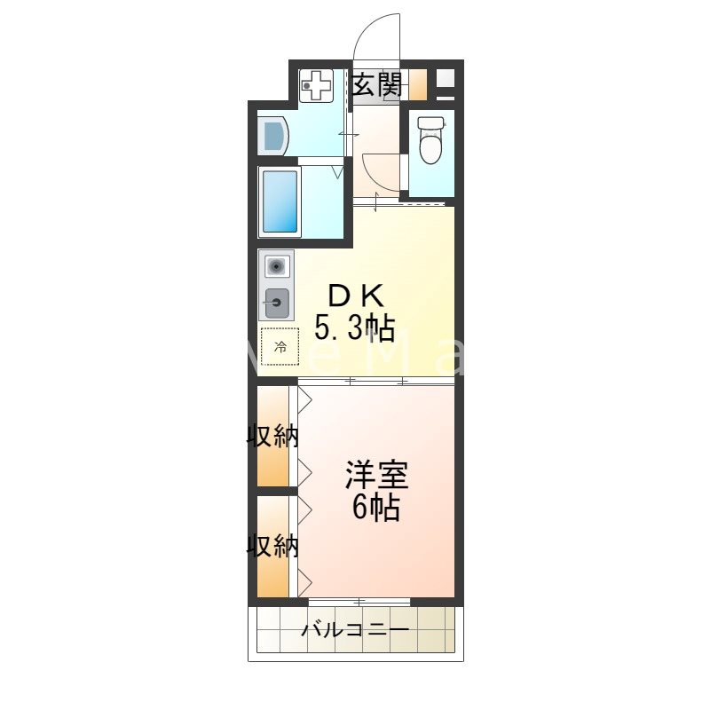 ParkCourt東須磨の間取り写真