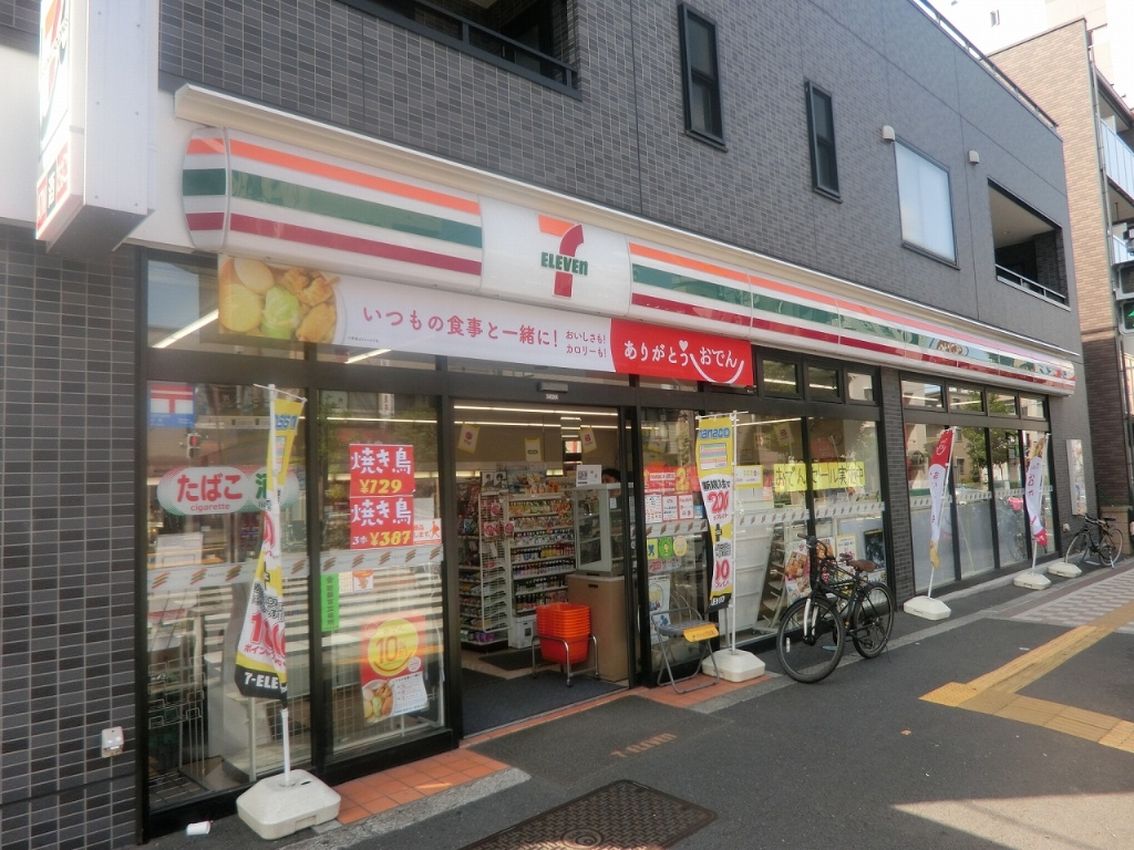 コンビニ　セブンイレブン 墨田文花2丁目明治通り店（コンビニ）まで438m