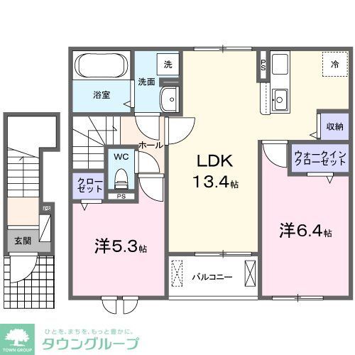 コモド フジミの間取り写真
