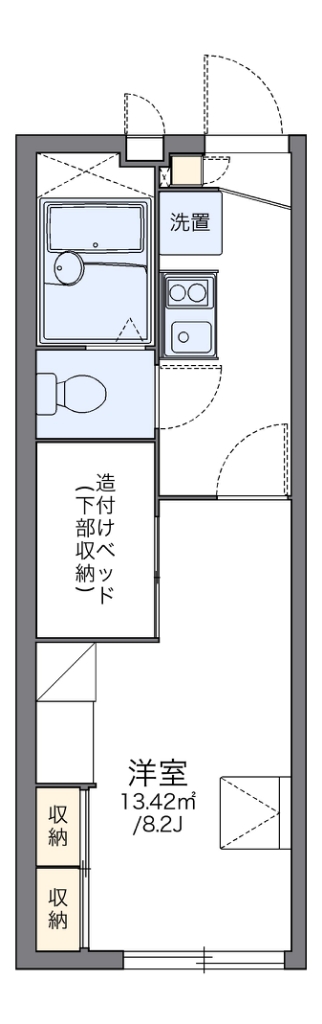 地下鉄鶴舞線 赤池駅 徒歩21分 2階建 築21年の間取り写真