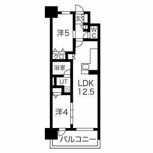 プレサンスロジェ名古屋駅NORTH FRONTの間取り写真