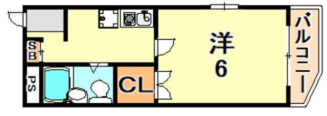 サクセス本多聞の間取り写真