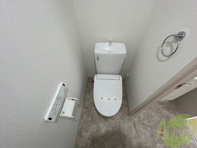 トイレ　トイレにはウォシュレト機能がついています。