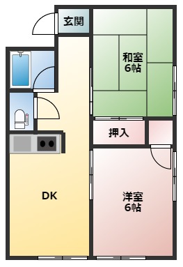 オザワハイツの間取り