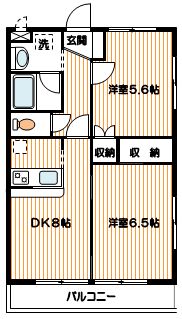 ベルグ相模大野の間取り