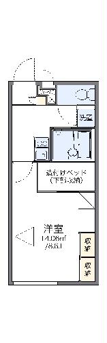 レオパレス田園IIの間取り