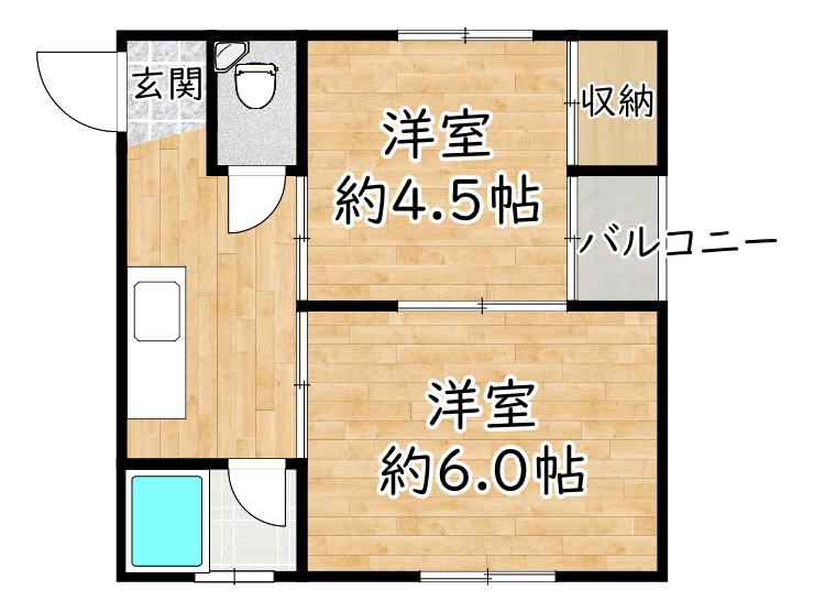 ピア西淀川Ｃ棟の間取り