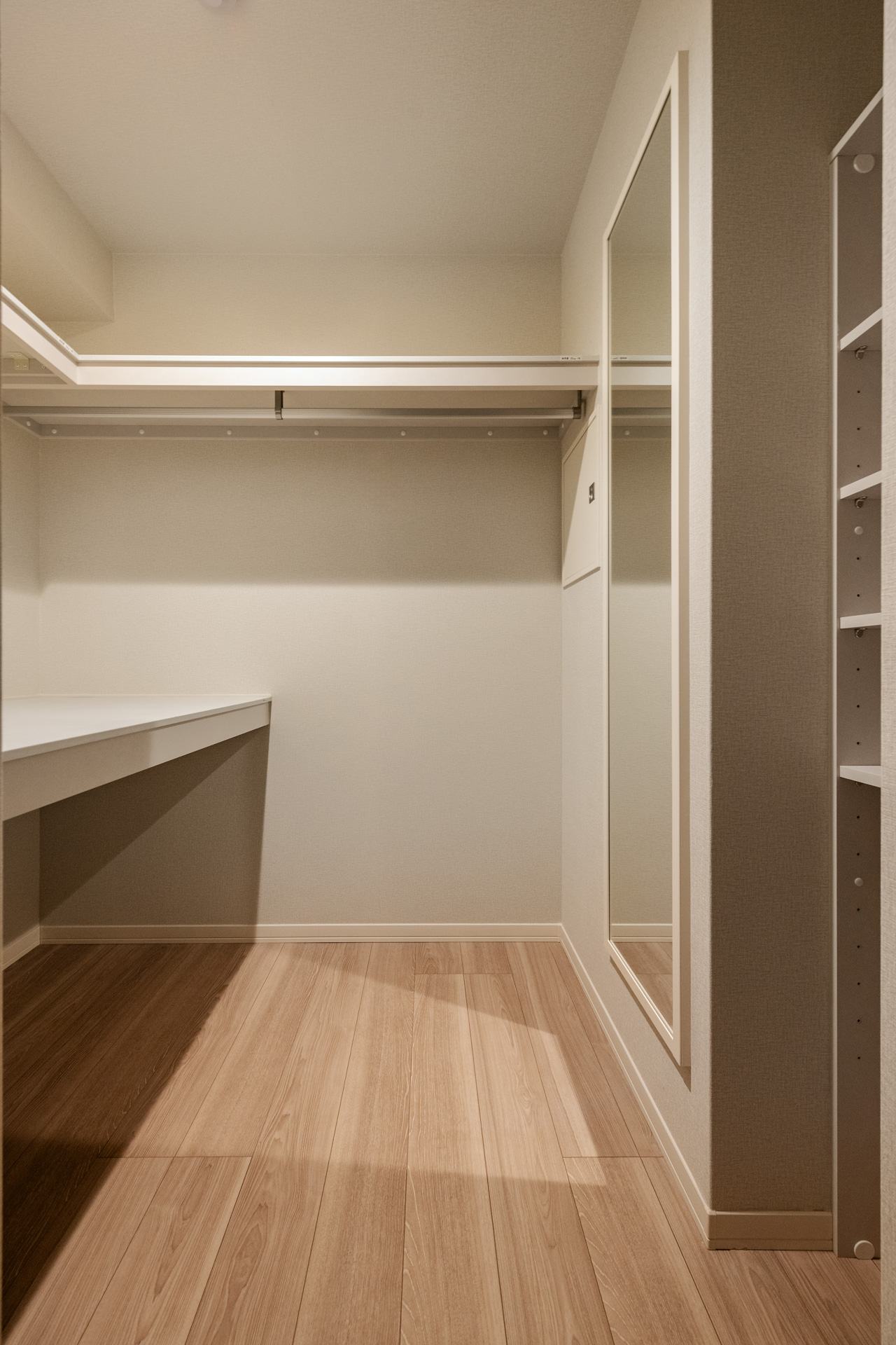 収納　ウォークインクローゼット