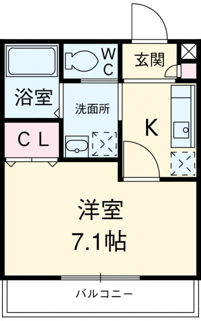 愛知県名古屋市名東区社台１（アパート）の賃貸物件の間取り