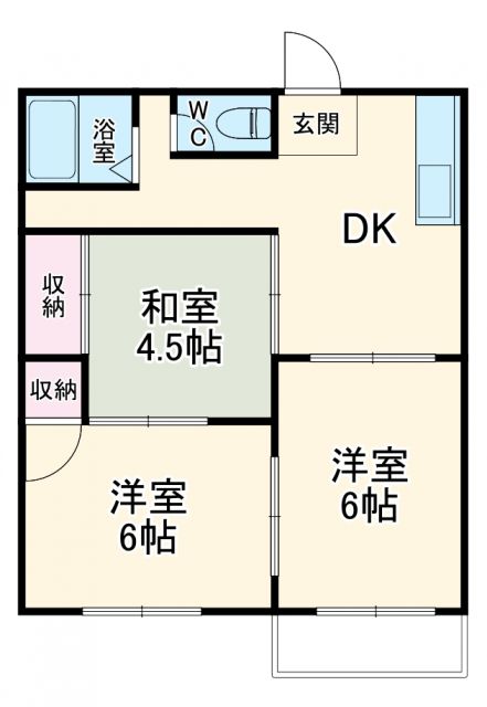 第一コーポ佐藤の間取り