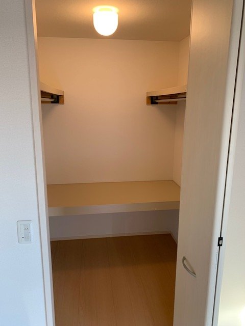 収納　ウォークインクローゼット付で収納たっぷり