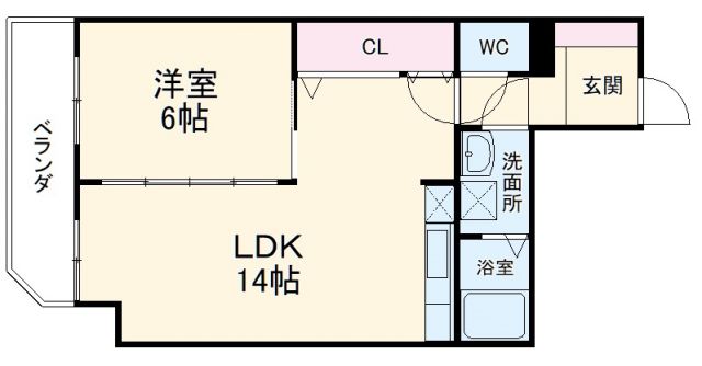 シャンポール古出来の間取り