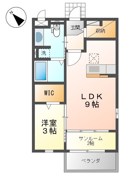 エクストラ　ステージ　Iの間取り