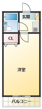 ロイヤルコーポ北中島の間取り