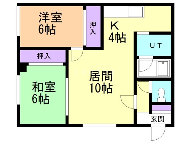 エステート森の間取り