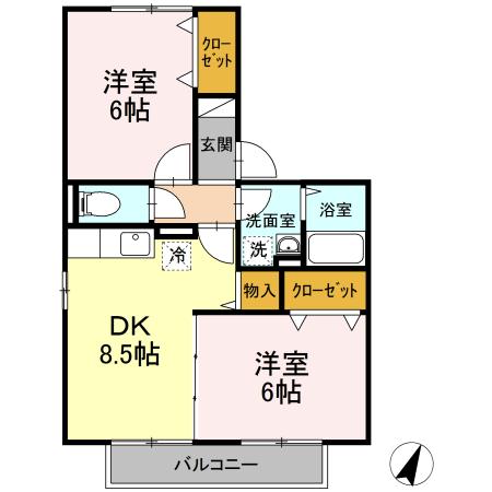 オリーブの間取り