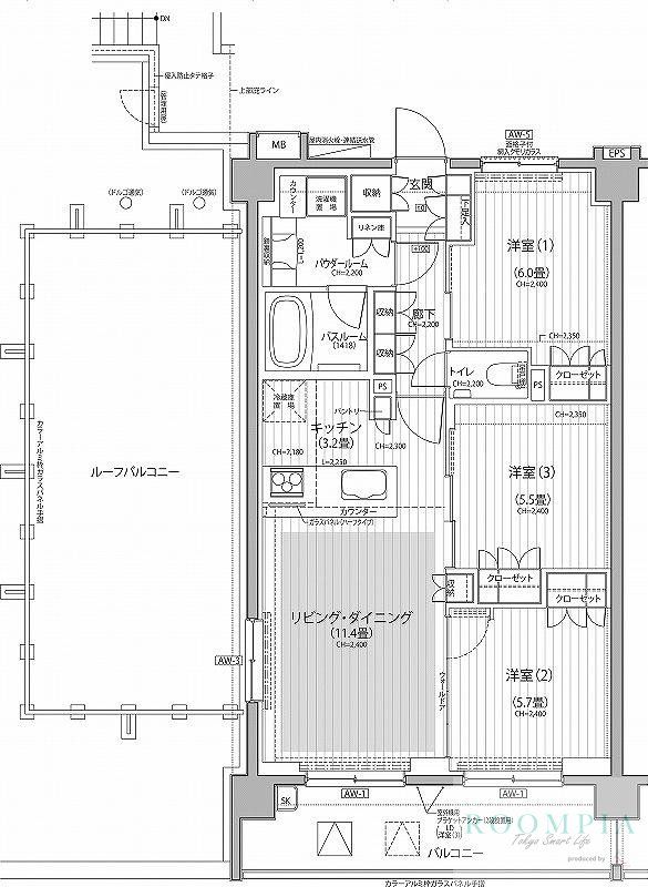 【Nステージ東小金井の間取り】