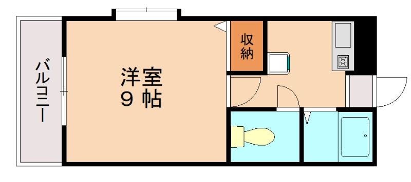 福岡市東区松香台のマンションの間取り