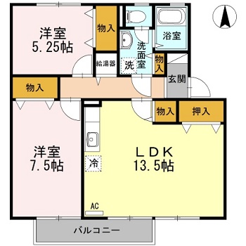 ファミール国高アネックスの間取り