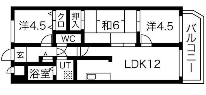 アジュール飾磨の間取り