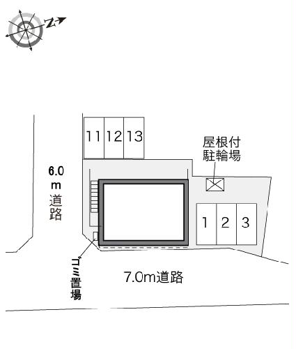 【レオパレスメゾン野津３のその他共有部分】