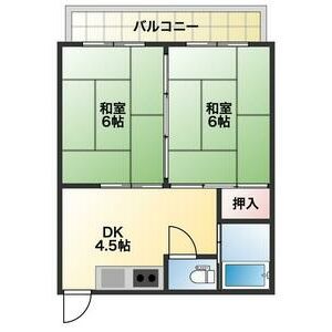 サンライズ泉ヶ岡A棟の間取り