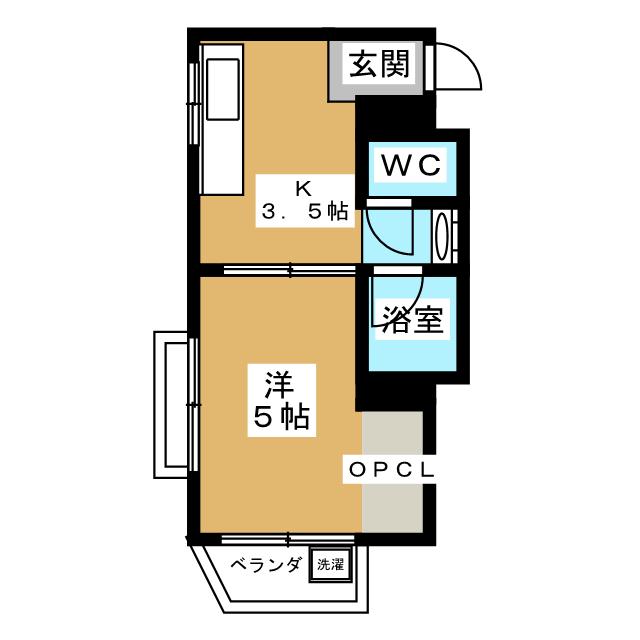 品川区大井のマンションの間取り