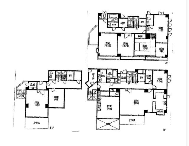 西船一丁目戸建ての間取り