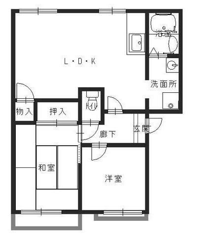 アビタシオン京口の間取り