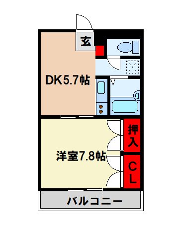 【JYURAKUの間取り】