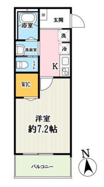 キャメル所沢青葉台の間取り