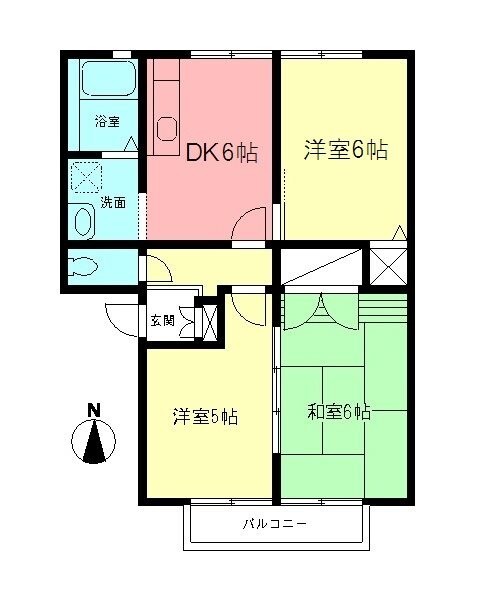 シティーハイム　ロイヤルIIの間取り