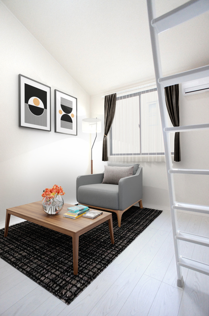 居室・リビング　こちらの家具はＣＧです。家具付きではございません。