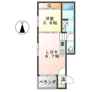 エルカーサ千種の間取り