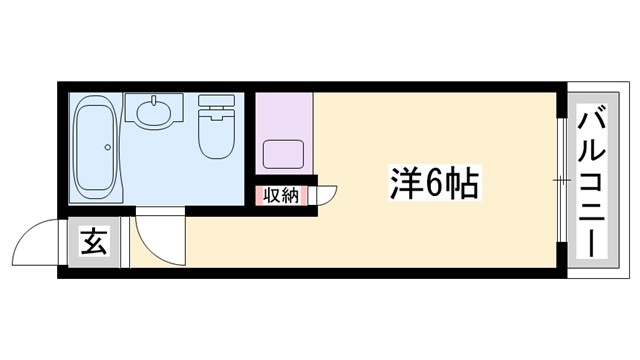 中岡ハイツの間取り