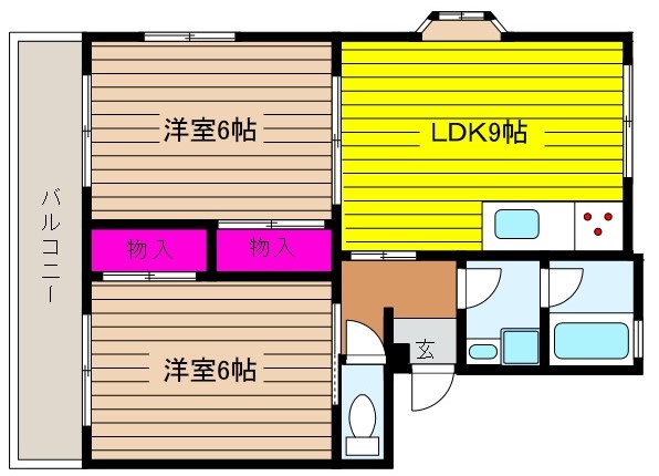 ミリオンハイツの間取り