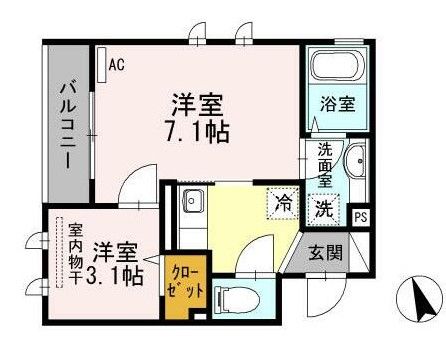 グランシャリオ大森の間取り