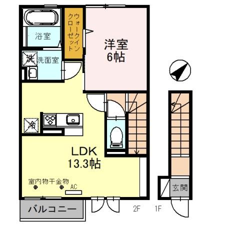 D-roomグランデの間取り